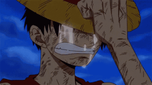 Luffy Cry GIF