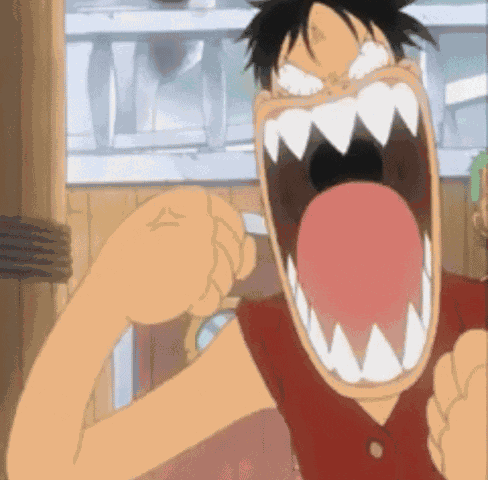 Luffy Funny Angry Luffy Angry On Robin GIF