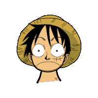 Luffy Luffy Spinning Sticker