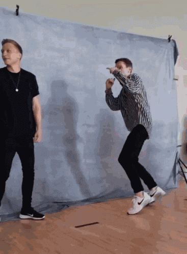 Luke Baines Dominic Sherwood GIF
