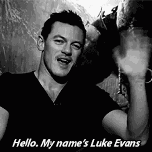 Luke Evans GIF
