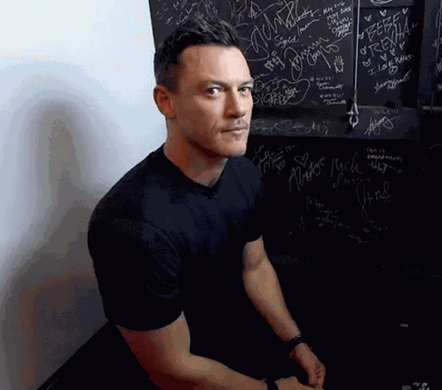 Luke Evans GIF