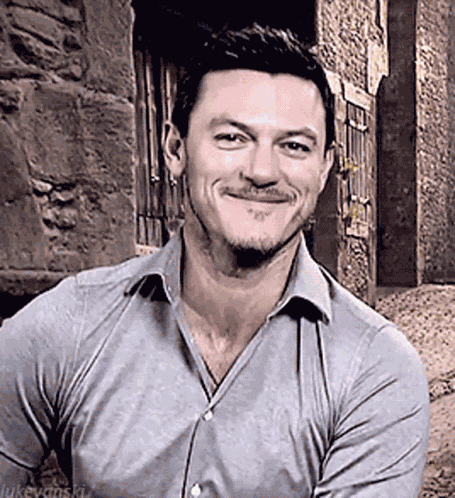 Luke Evans GIF