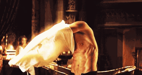 Luke Evans Take It Off GIF