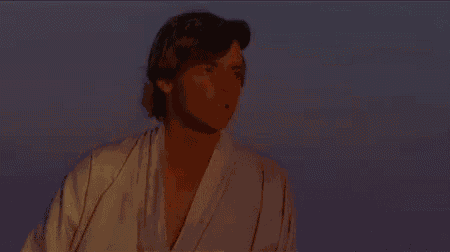 Luke Skywalker Sigh GIF