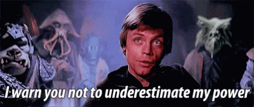 Luke Skywalker Underestimate GIF
