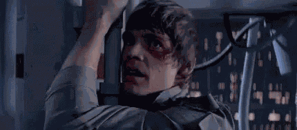 Luke Skyywalker GIF