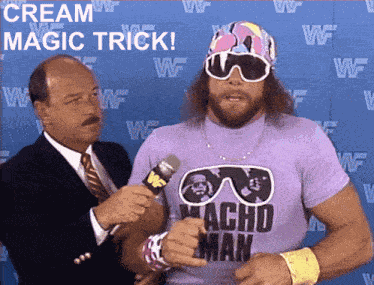 Macho Man Randy Savage Cream GIF