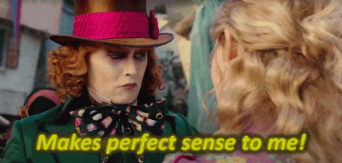 Mad Hatter Alice Through The Looking Glass GIF