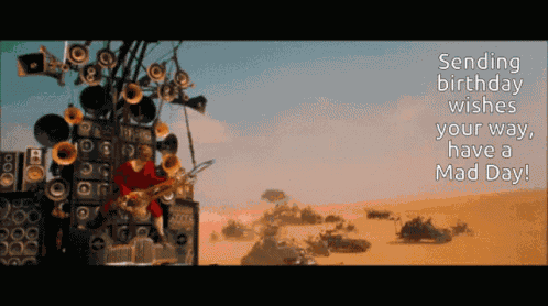Mad Max Birthday GIF