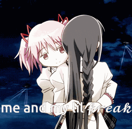 Madoka And Homura Me And My Lil Freak GIF