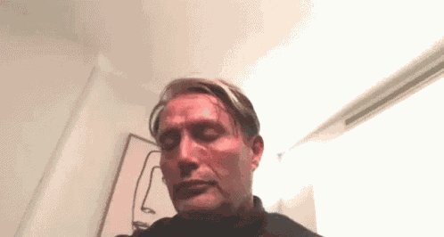 Mads Mikkelsen Smoking GIF