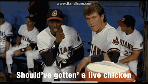 Major League Live Chicken GIF