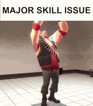 Major Skill Issue Heavy Major Skill Issue Tf2 GIF