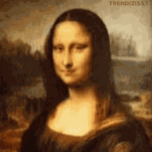 Make Face Mona Lisa GIF