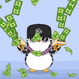 Make It Rain Dollars GIF