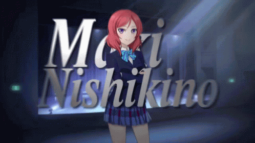 Maki Nishikino Rap Battle GIF