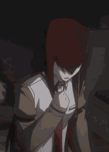 Makise Kurisu Angry GIF