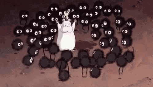 Makuro Kuroski Studio Ghibli GIF