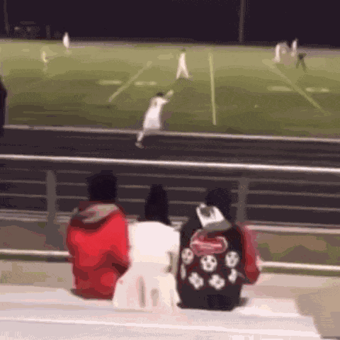 Man Flying Football Funny Moments GIF