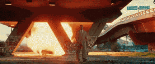 Man On Fire - Explosion GIF