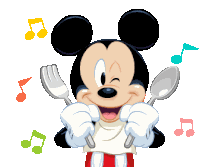 Manger Mickey Sticker