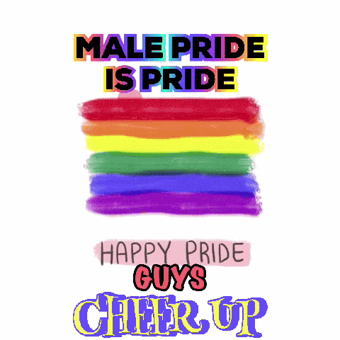 Manly Men Pride Month GIF