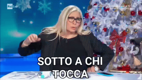 Mara Venier Sotto A Chi Tocca GIF