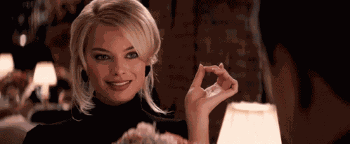 Margot Robbie The Wolf Of Wall Street GIF