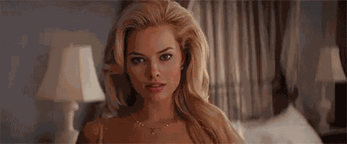 Margot Robbie Wolf Of Wall Street GIF