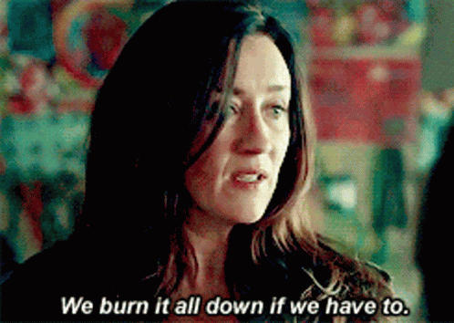 Maria Doyle Kennedy Burn GIF