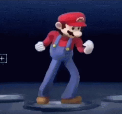 Mario Default Dance GIF