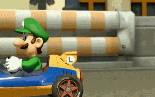 Mario Kart Luigi GIF
