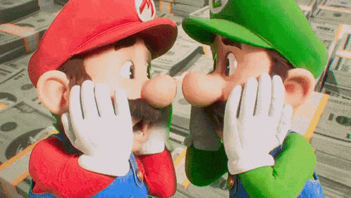 Mario Luigi GIF