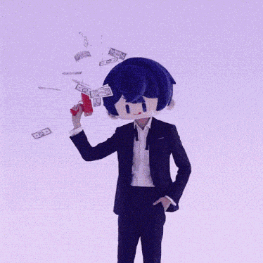 Marius Von Hagen Making It Rain GIF