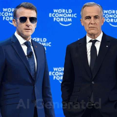 Mark Carney Emmanuel Macron GIF