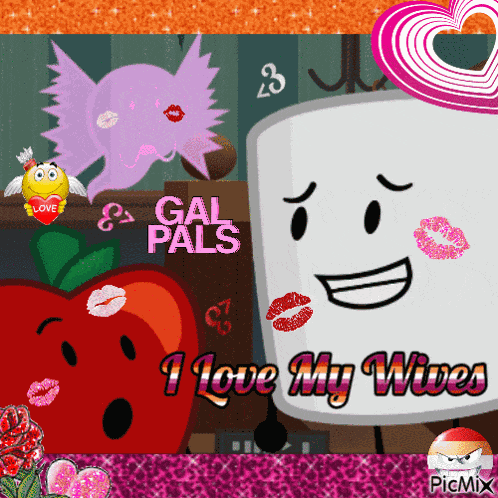 Marshmallow Apple GIF