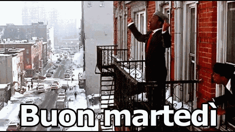 Martedì Buon Martedì Urlare Balcone Buon Giorno GIF
