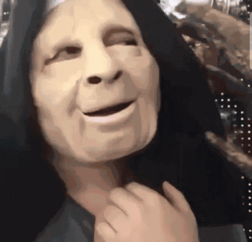 Mask Choke GIF