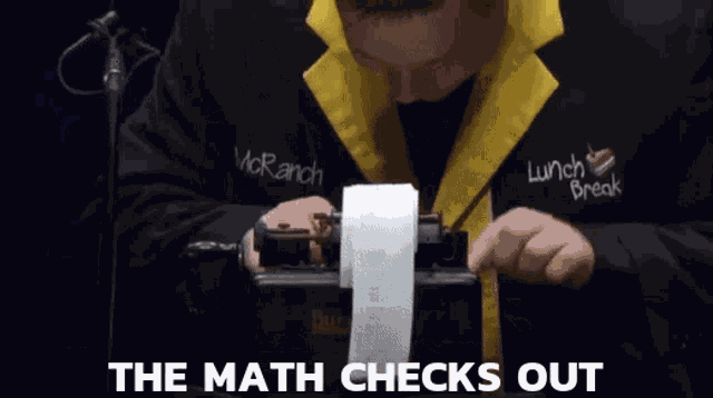 Math Math Checks Out GIF