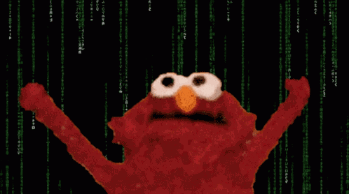 Matrix Elmo GIF