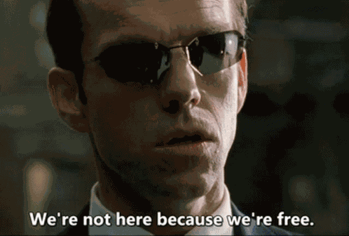 Matrix We Are Not Free GIF