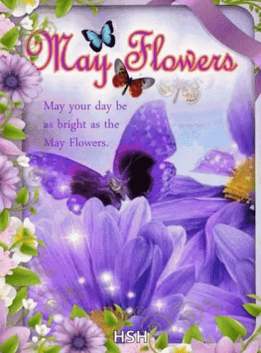 May Day Flowers Happy May Day GIF