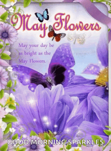 May Day Flowers Happy May Day GIF