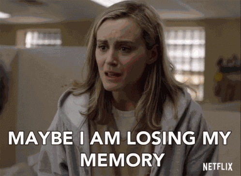 Maybe I Am Losing My Memory Forgot GIF