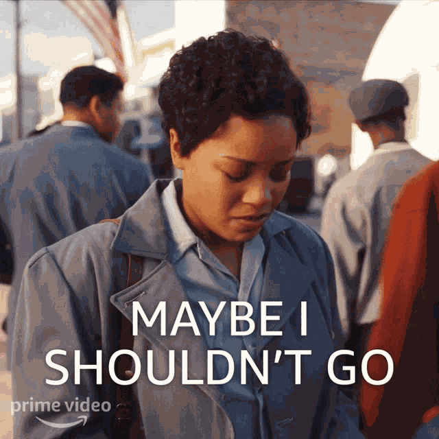 Maybe I Shouldnt Go Maxine Chapman GIF