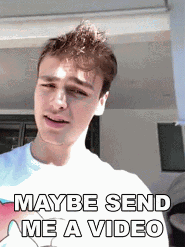 Maybe Send Me A Video Jonah Marais GIF