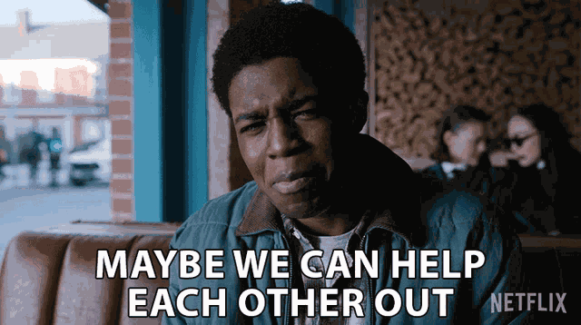 Maybe We Can Help Each Other Out Lucas GIF