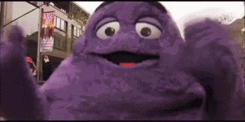 Mcdonalds Grimace GIF