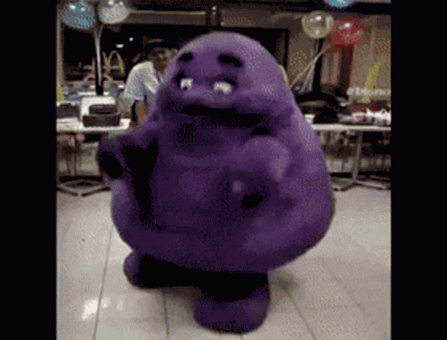 Mcdonalds Grimace GIF